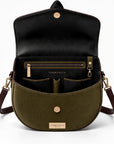 Ramsayi Real Leather Saddle Bag