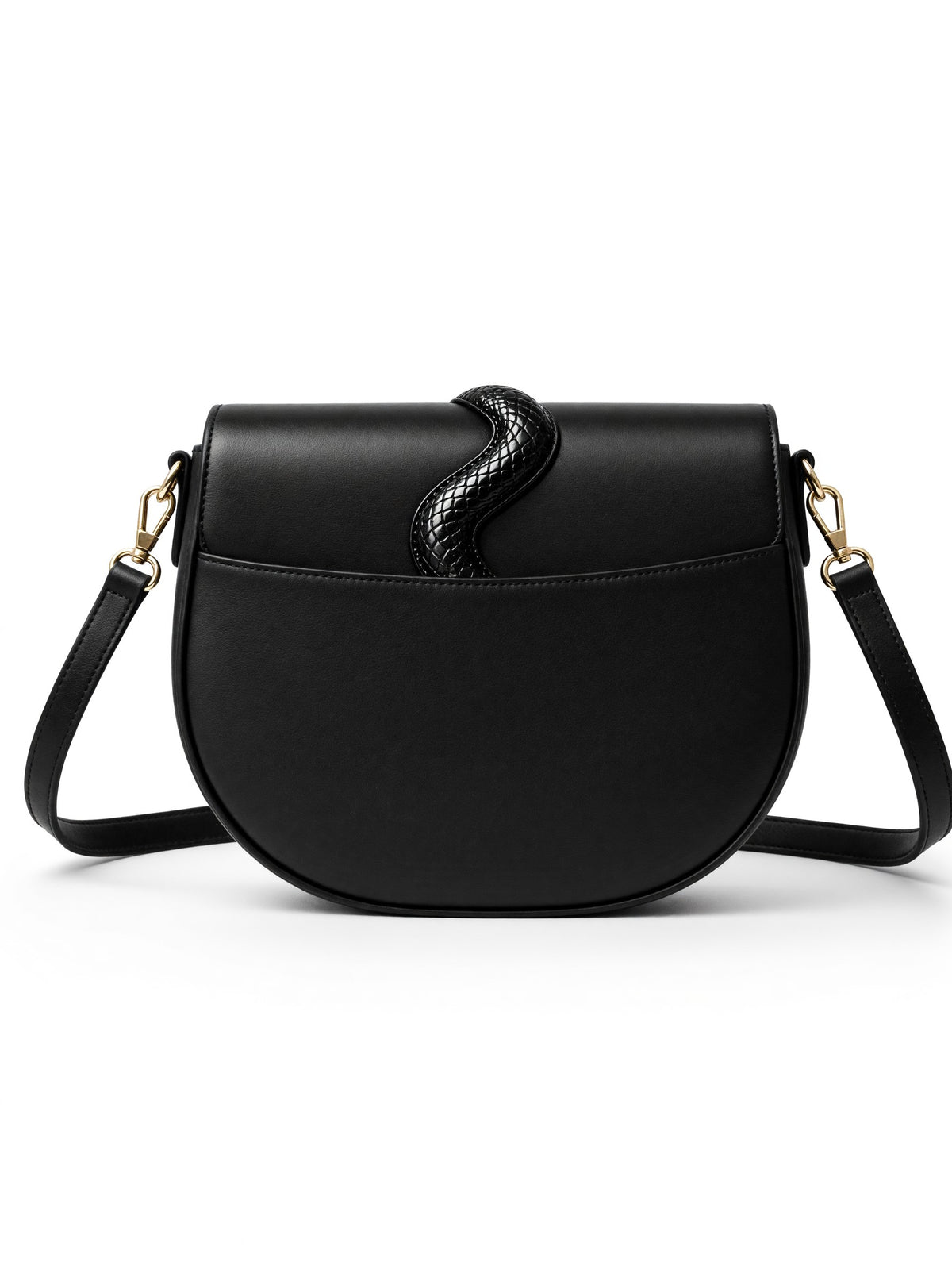 Ramsayi Real Leather Saddle Bag