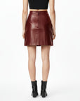 Real Leather Skirt - Mila