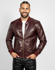 Real Leather Bomber Jacket for Men - Antony
