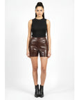 Women's Leather Shorts - Katya
