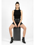 Women's Leather Shorts - Katya