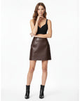 Real Leather Skirt - Mila