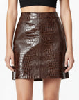 Real Leather Skirt - Mila