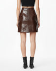 Real Leather Skirt - Mila