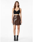 Real Leather Skirt - Mila