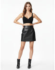 Real Leather Skirt - Mila