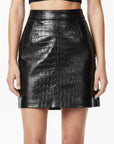 Real Leather Skirt - Mila