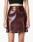 Real Leather Skirt - Mila