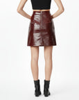 Real Leather Skirt - Mila