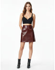 Real Leather Skirt - Mila